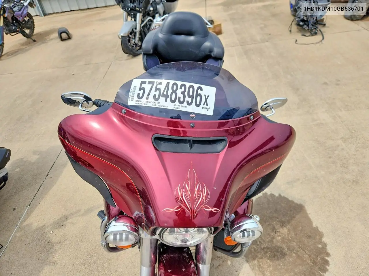 2016 Harley-Davidson Flhtcul Ultra Classic Low VIN: 1HD1KDM10GB636701 Lot: 57548396