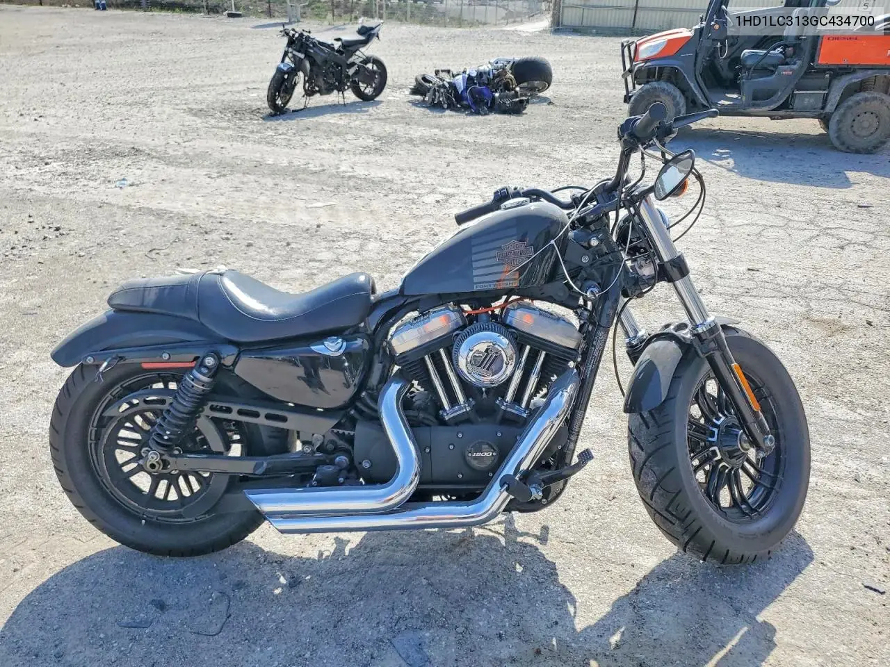 2016 Harley-Davidson Xl1200 Forty-Eight VIN: 1HD1LC313GC434700 Lot: 59843546