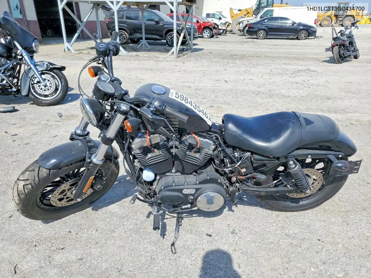 2016 Harley-Davidson Xl1200 Forty-Eight VIN: 1HD1LC313GC434700 Lot: 59843546