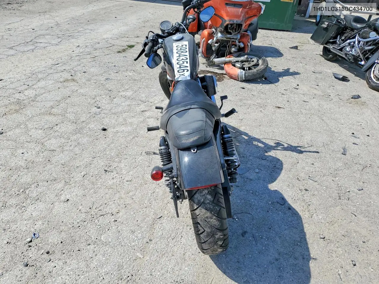 2016 Harley-Davidson Xl1200 Forty-Eight VIN: 1HD1LC313GC434700 Lot: 59843546