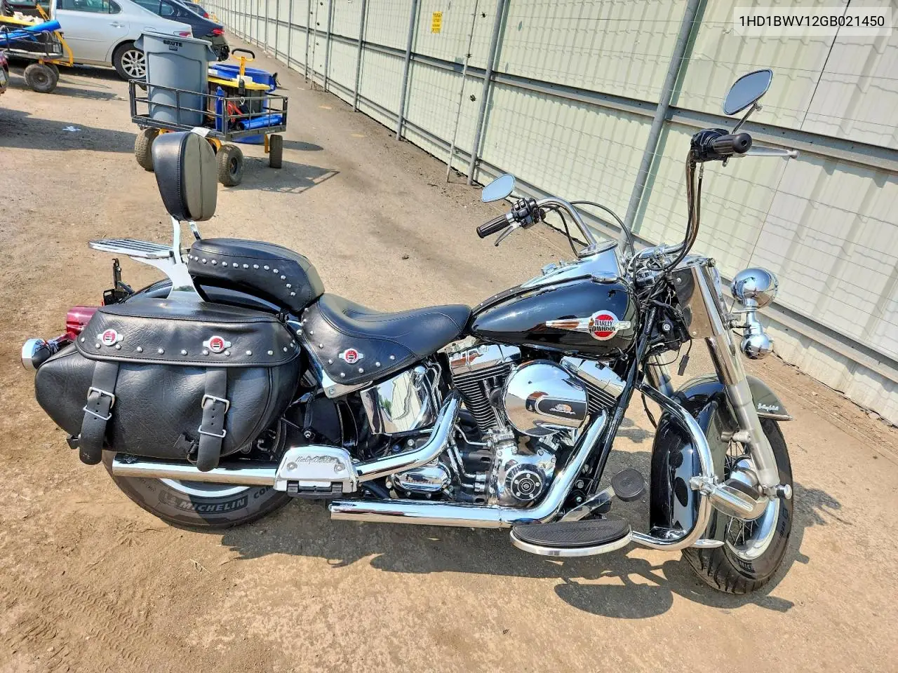 2016 Harley-Davidson Flstc Heritage Softail Classic VIN: 1HD1BWV12GB021450 Lot: 61472896