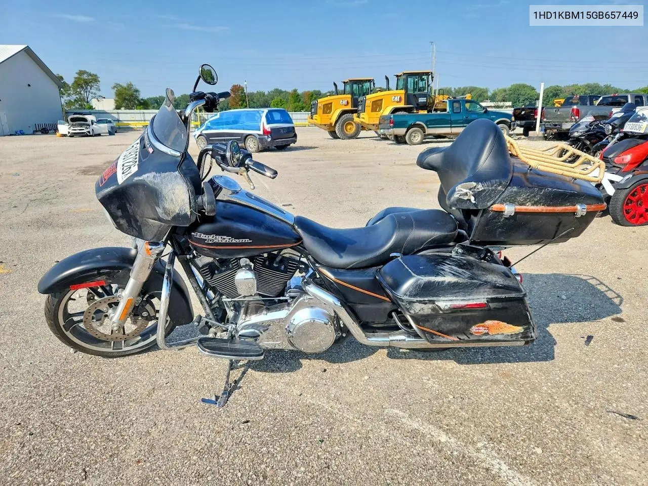 2016 Harley-Davidson Flhx Street Glide VIN: 1HD1KBM15GB657449 Lot: 61937226