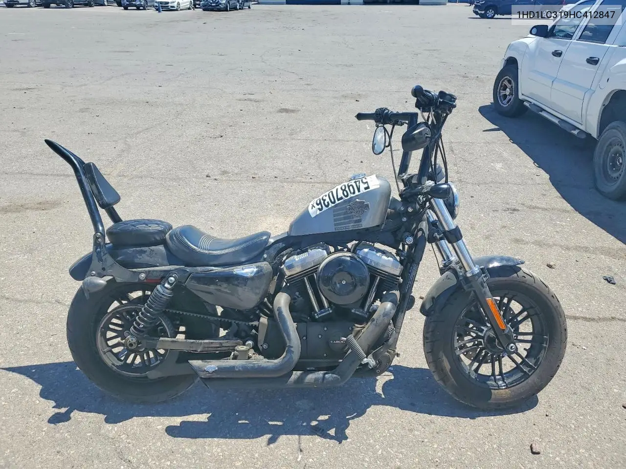 2017 Harley-Davidson Xl1200 Forty-Eight VIN: 1HD1LC319HC412847 Lot: 54987036