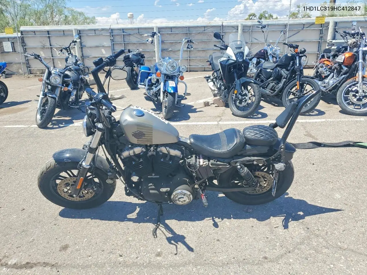 2017 Harley-Davidson Xl1200 Forty-Eight VIN: 1HD1LC319HC412847 Lot: 54987036