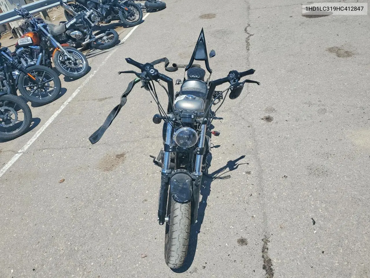 2017 Harley-Davidson Xl1200 Forty-Eight VIN: 1HD1LC319HC412847 Lot: 54987036