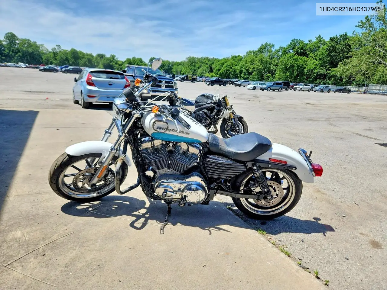 2017 Harley-Davidson Xl883 Superlow VIN: 1HD4CR216HC437965 Lot: 56425706