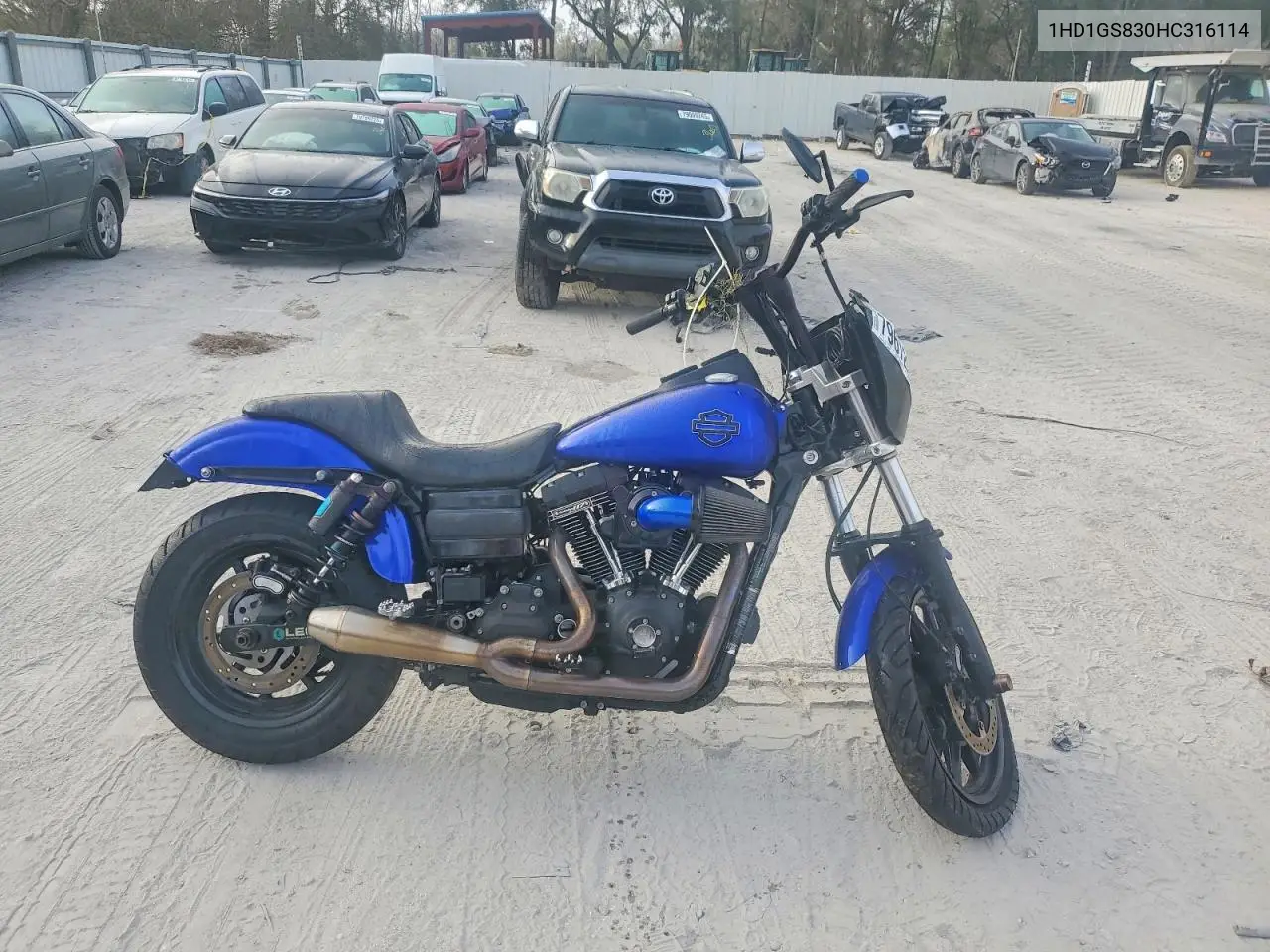 2017 Harley-Davidson Fxdls VIN: 1HD1GS830HC316114 Lot: 79672655