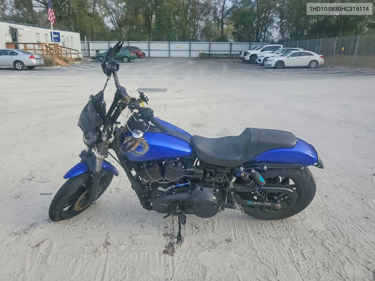 2017 Harley-Davidson Fxdls VIN: 1HD1GS830HC316114 Lot: 79672655