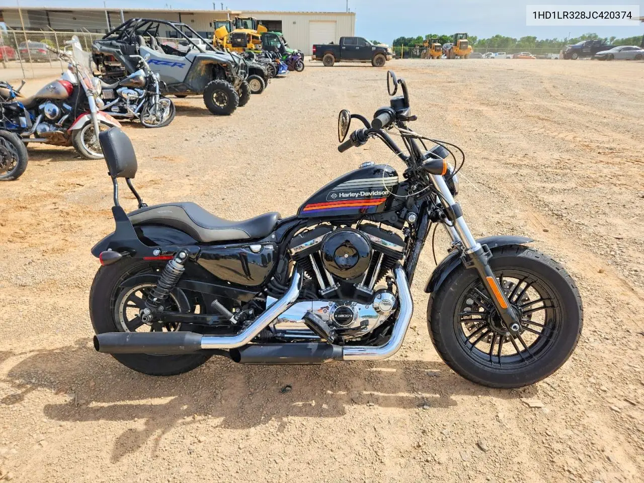 2018 Harley-Davidson Xl1200 Xs VIN: 1HD1LR328JC420374 Lot: 52331316