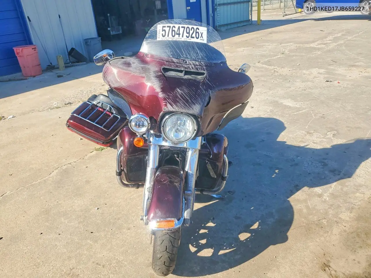 2018 Harley-Davidson Flhtk Ultra Limited VIN: 1HD1KED17JB659227 Lot: 57647926