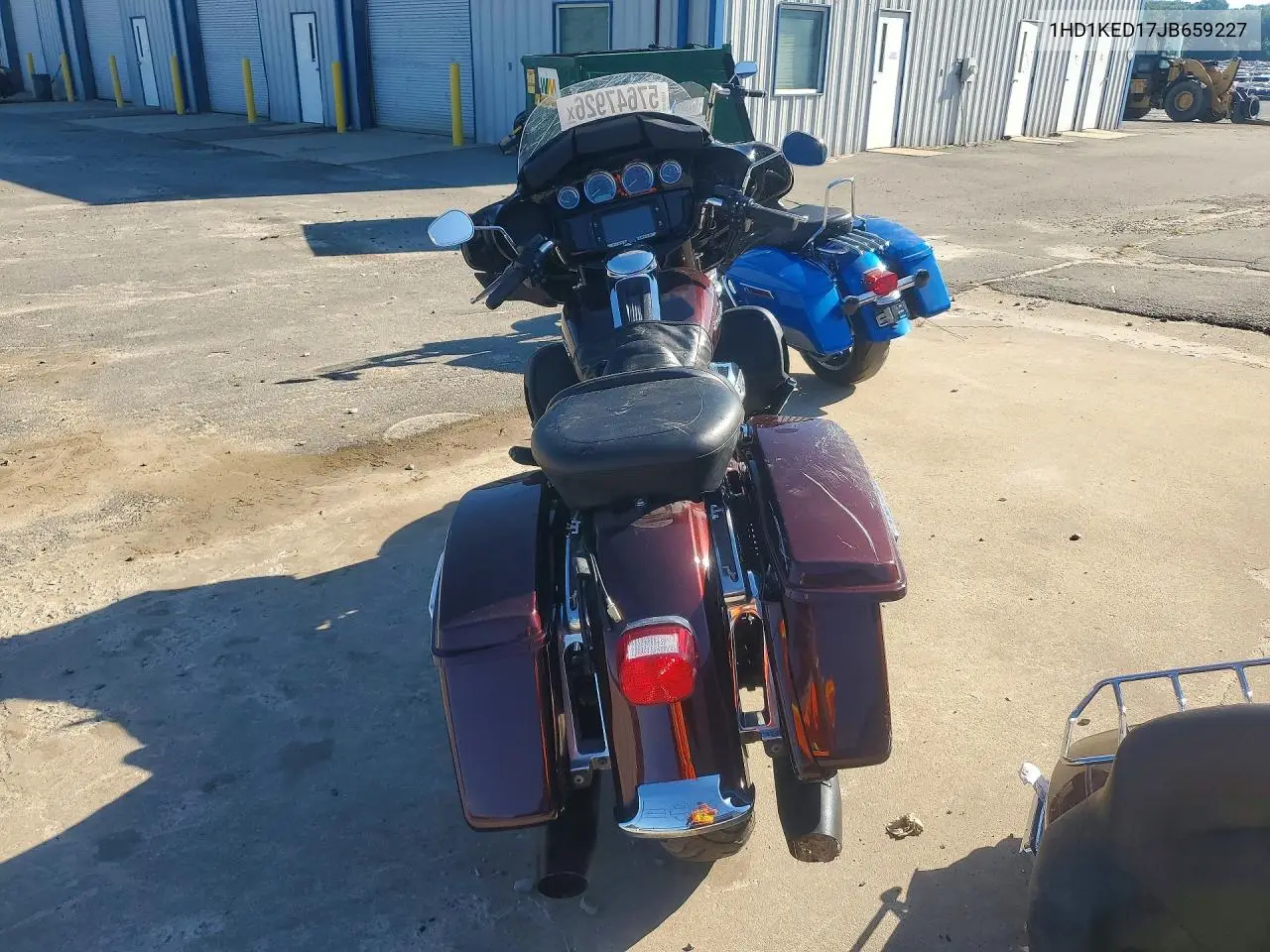 2018 Harley-Davidson Flhtk Ultra Limited VIN: 1HD1KED17JB659227 Lot: 57647926