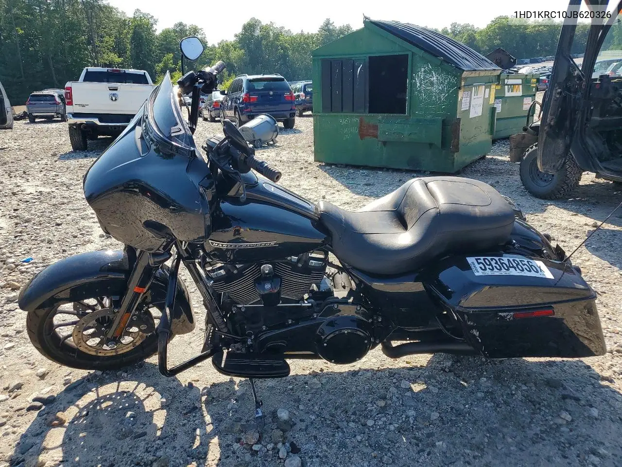 2018 Harley-Davidson Flhxs Street Glide Special VIN: 1HD1KRC10JB620326 Lot: 59364856