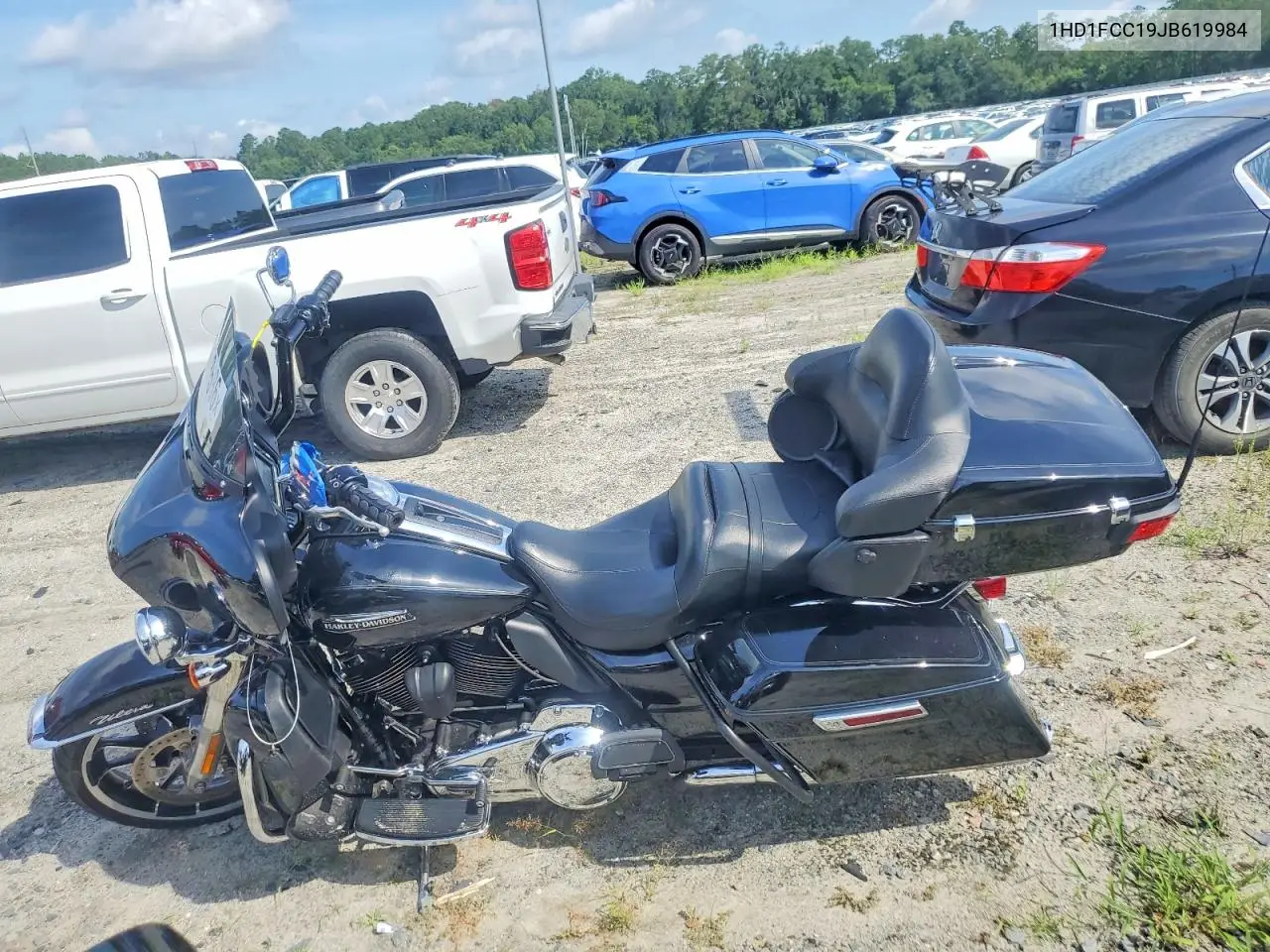 2018 Harley-Davidson Flhtcu Ultra Classic Electra Glide VIN: 1HD1FCC19JB619984 Lot: 60038586