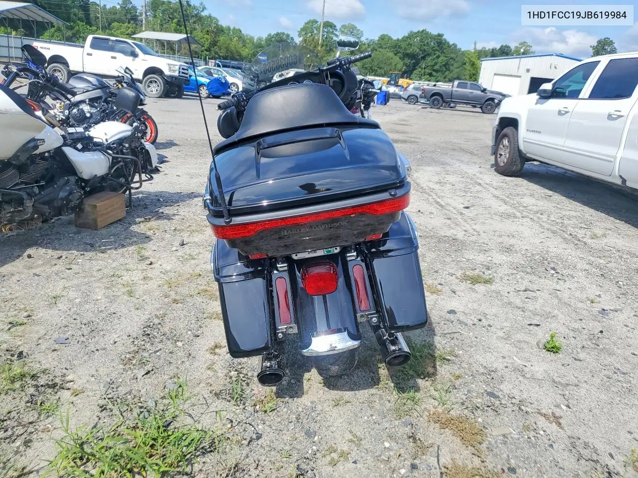 2018 Harley-Davidson Flhtcu Ultra Classic Electra Glide VIN: 1HD1FCC19JB619984 Lot: 60038586