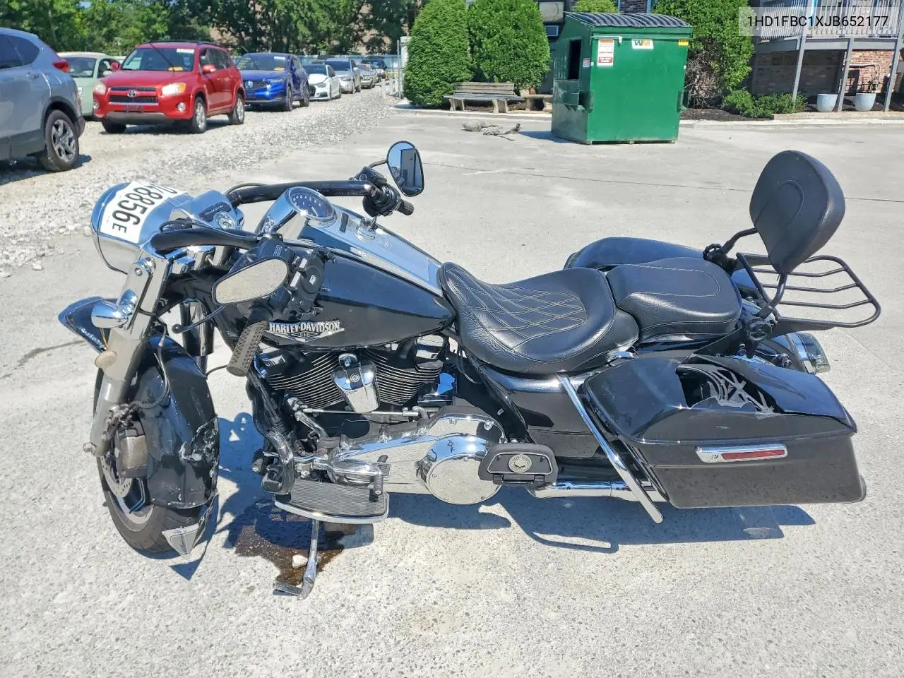 2018 Harley-Davidson Flhr Road King VIN: 1HD1FBC1XJB652177 Lot: 61048856