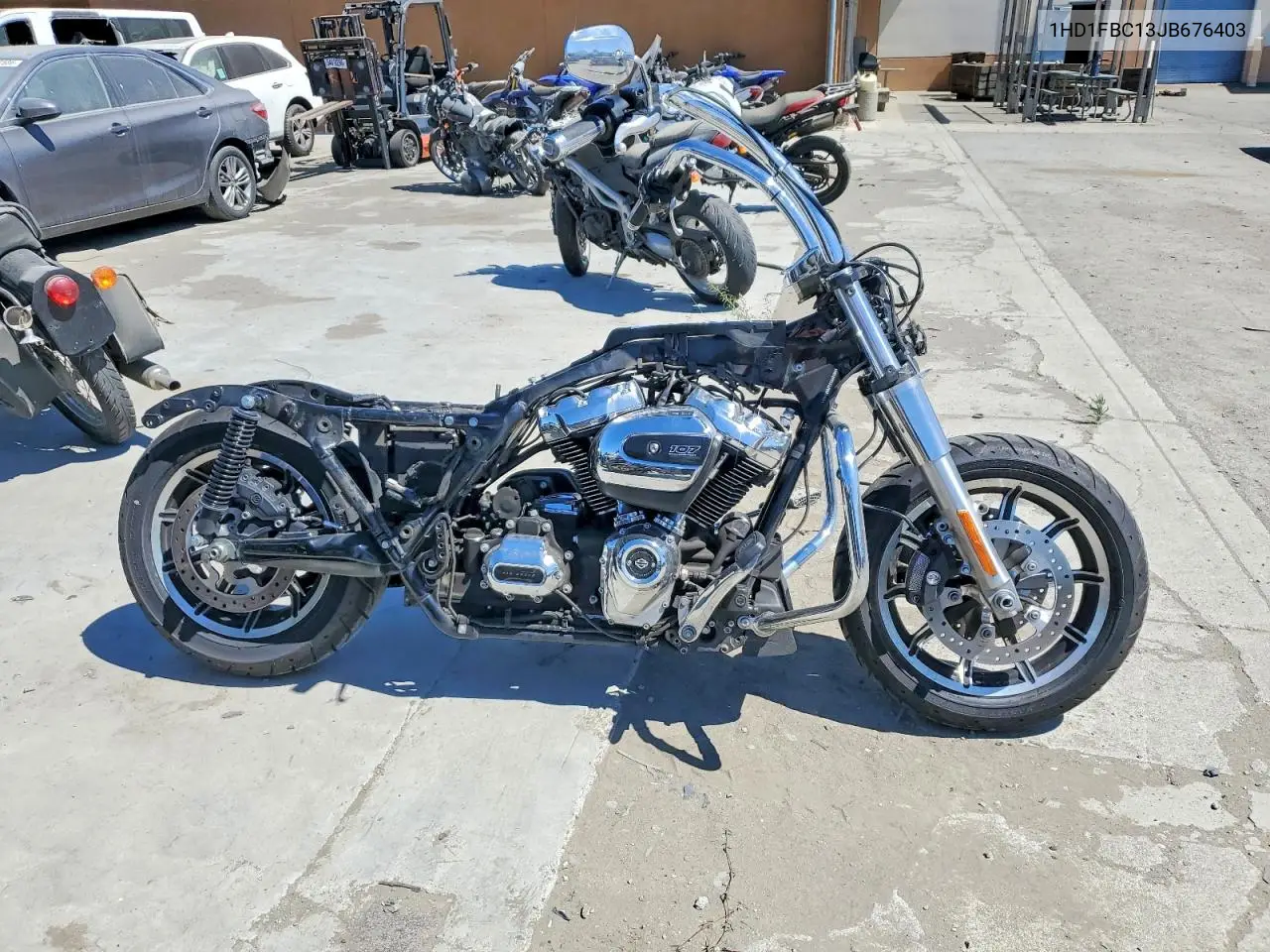 2018 Harley-Davidson Flhr Road King VIN: 1HD1FBC13JB676403 Lot: 61340046