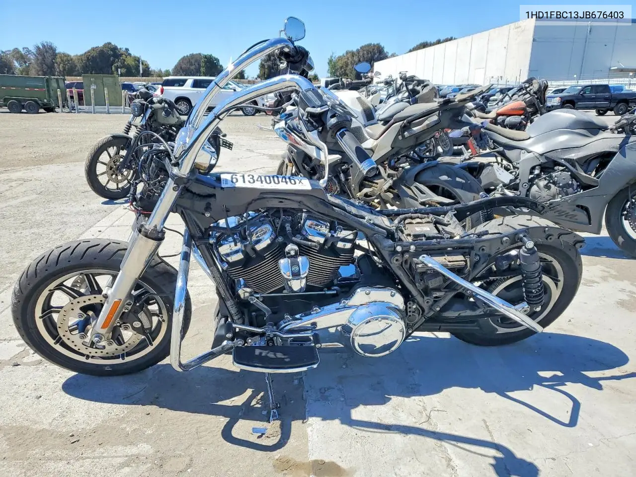 2018 Harley-Davidson Flhr Road King VIN: 1HD1FBC13JB676403 Lot: 61340046