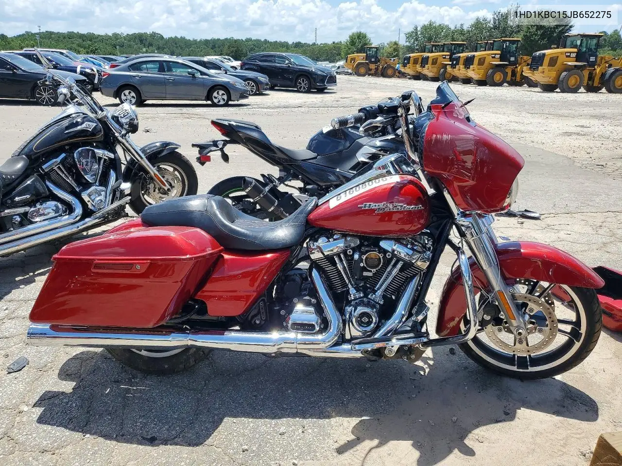 2018 Harley-Davidson Flhx Street Glide VIN: 1HD1KBC15JB652275 Lot: 61608006