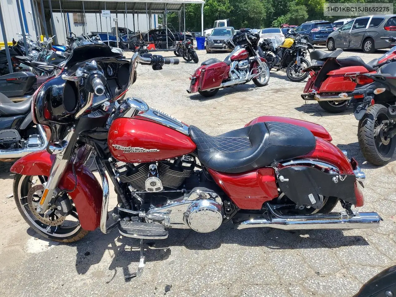 2018 Harley-Davidson Flhx Street Glide VIN: 1HD1KBC15JB652275 Lot: 61608006
