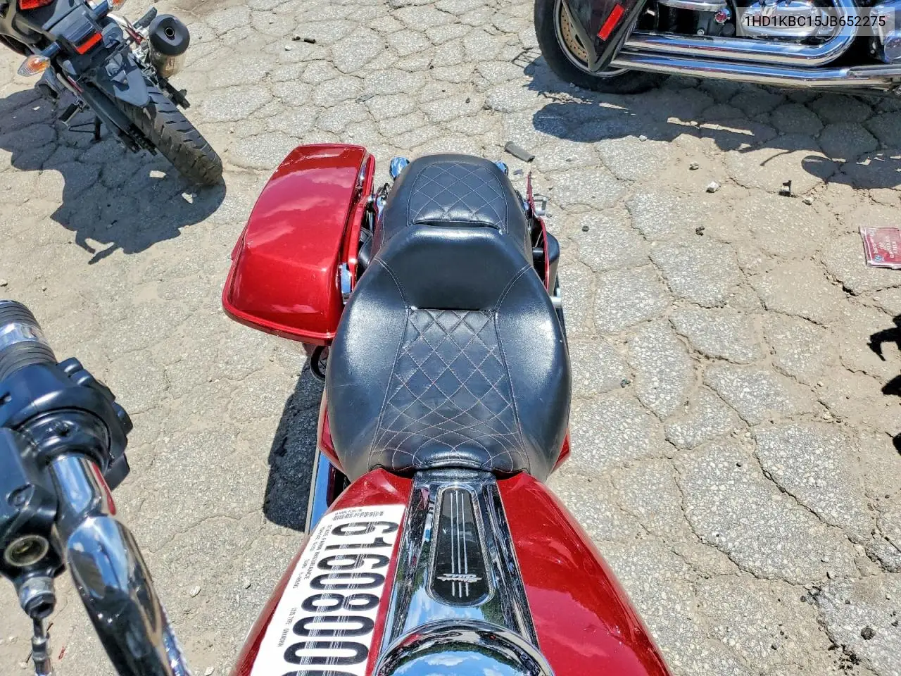 2018 Harley-Davidson Flhx Street Glide VIN: 1HD1KBC15JB652275 Lot: 61608006