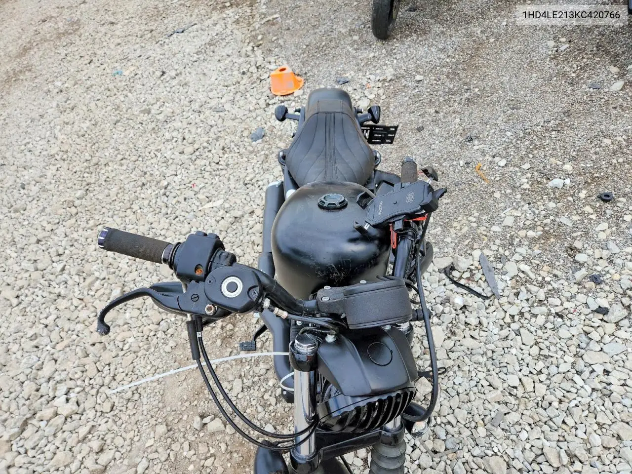 2019 Harley-Davidson Xl883 N VIN: 1HD4LE213KC420766 Lot: 60879406