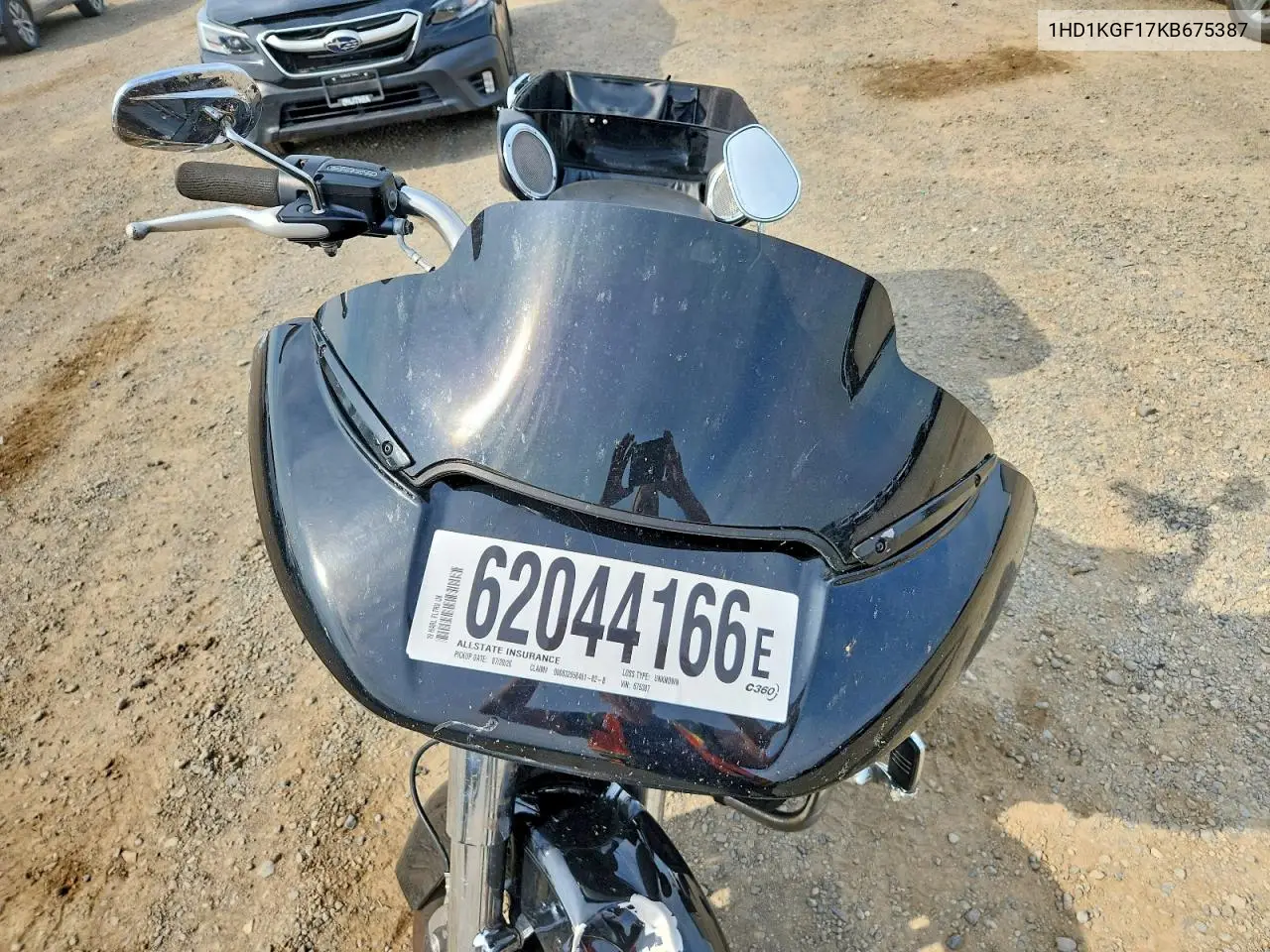 2019 Harley-Davidson Fltru VIN: 1HD1KGF17KB675387 Lot: 62044166