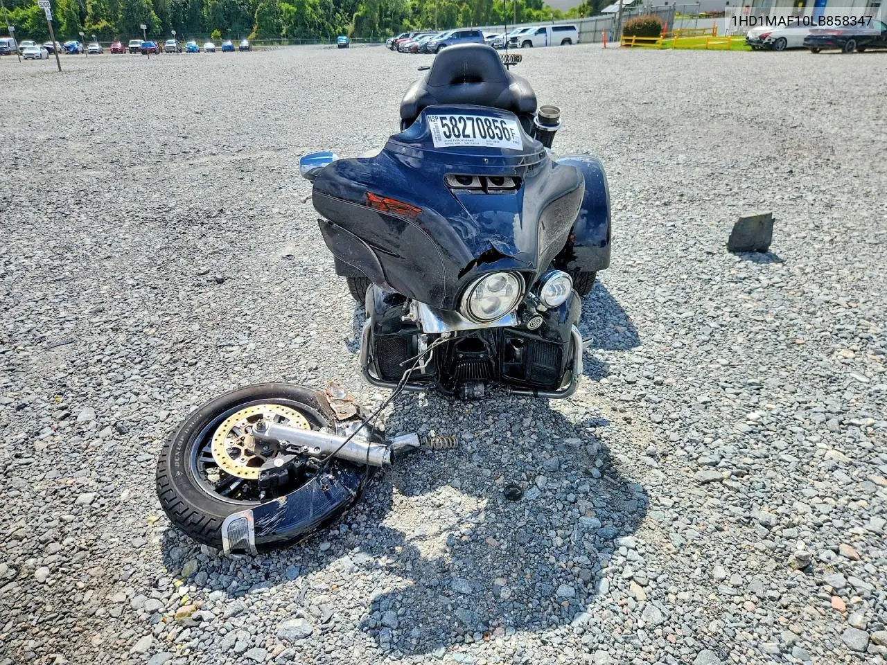 2020 Harley-Davidson Flhtcutg VIN: 1HD1MAF10LB858347 Lot: 58270856