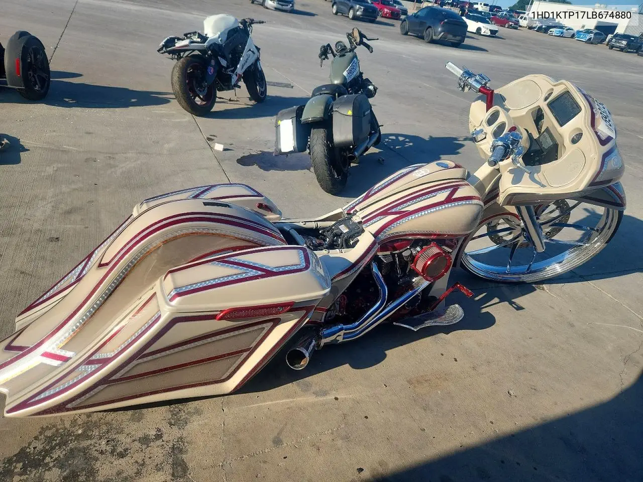 2020 Harley-Davidson Fltrxs VIN: 1HD1KTP17LB674880 Lot: 59323856