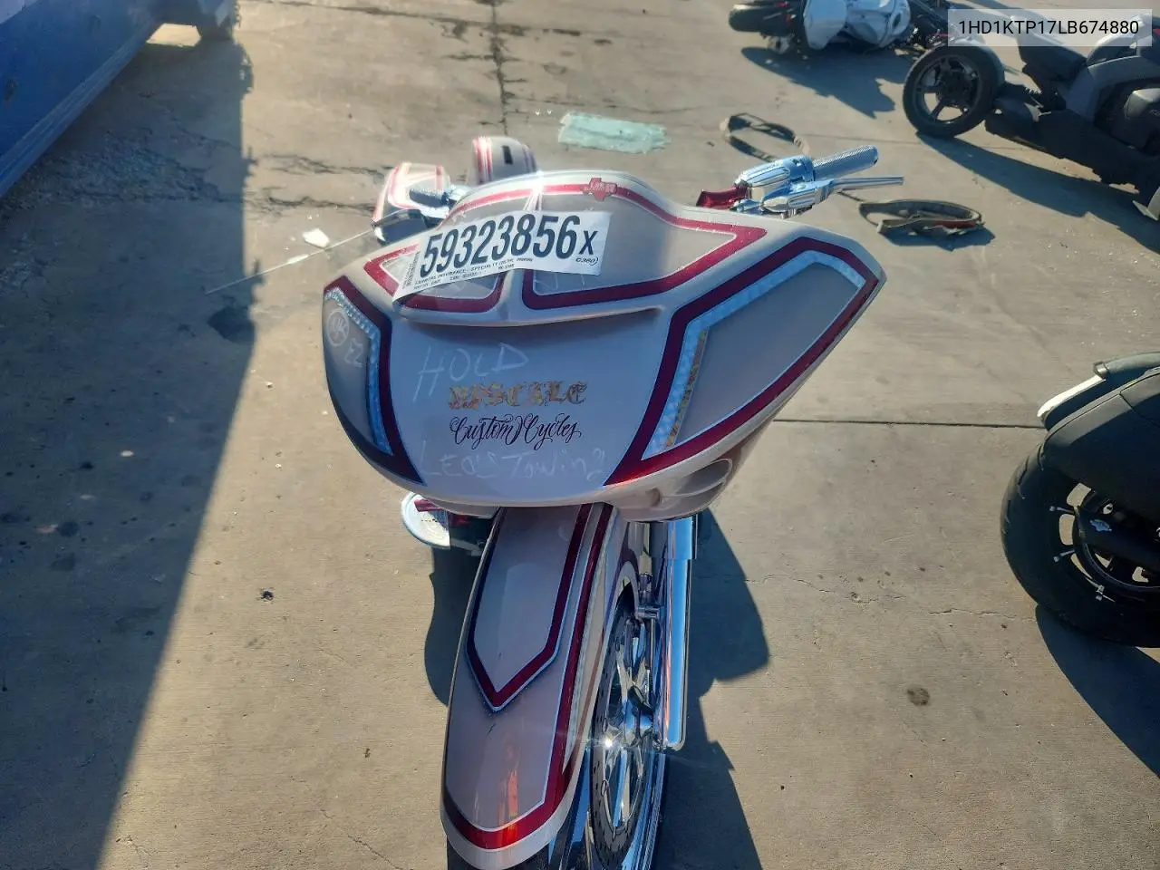 2020 Harley-Davidson Fltrxs VIN: 1HD1KTP17LB674880 Lot: 59323856