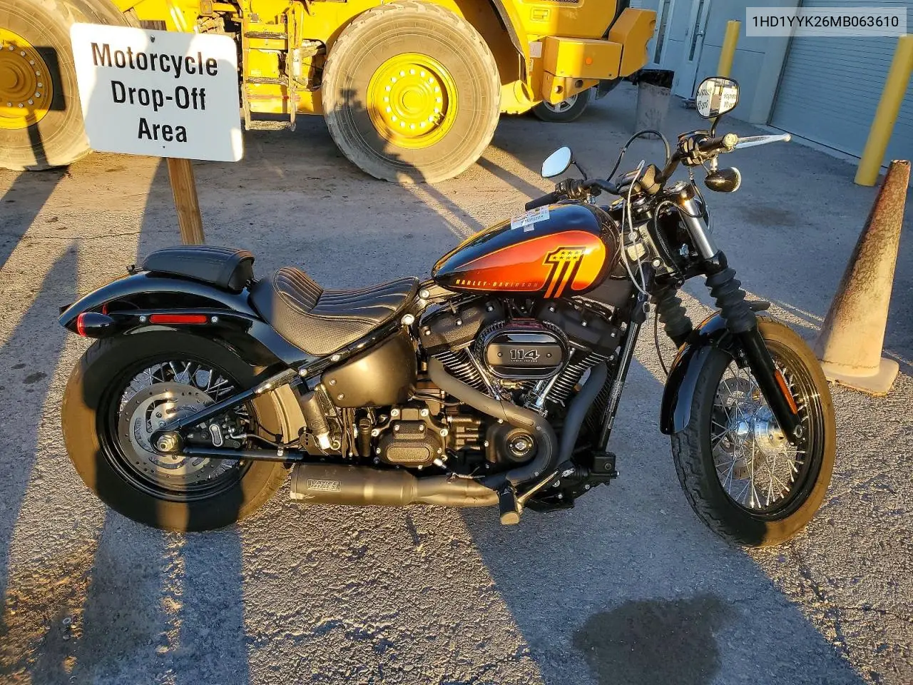 2021 Harley-Davidson Fxbbs VIN: 1HD1YYK26MB063610 Lot: 52948426