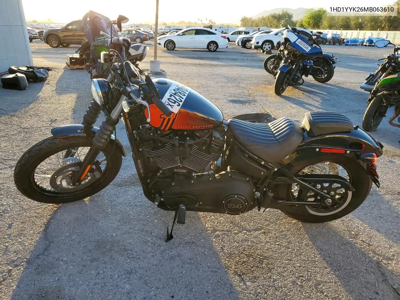 2021 Harley-Davidson Fxbbs VIN: 1HD1YYK26MB063610 Lot: 52948426