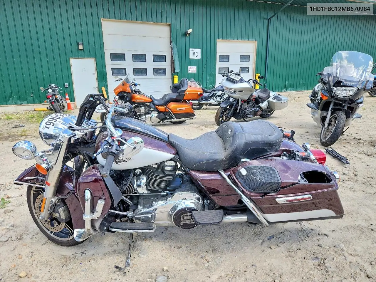 2021 Harley-Davidson Flhr VIN: 1HD1FBC12MB670984 Lot: 57045066
