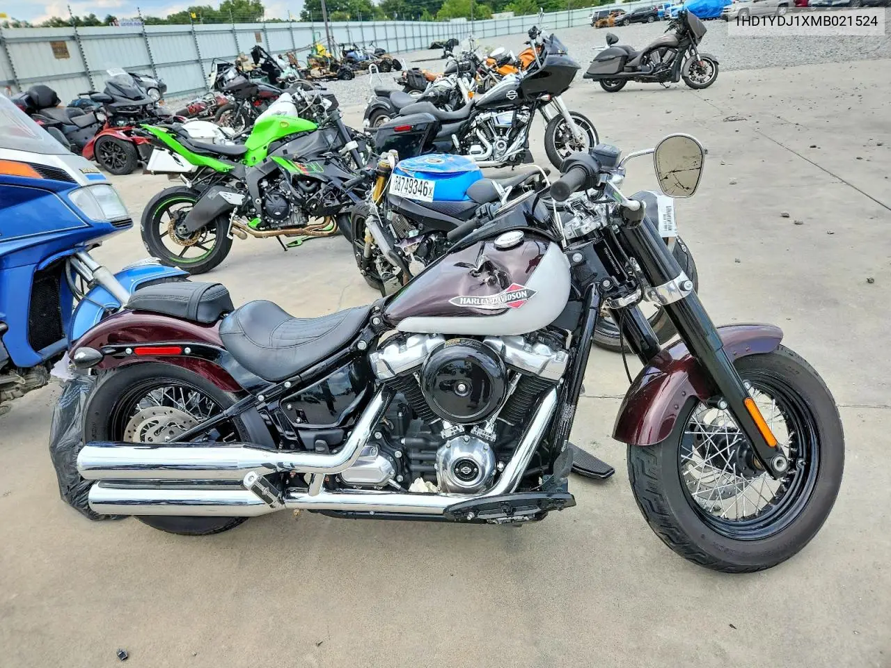 2021 Harley-Davidson Flsl VIN: 1HD1YDJ1XMB021524 Lot: 61535526