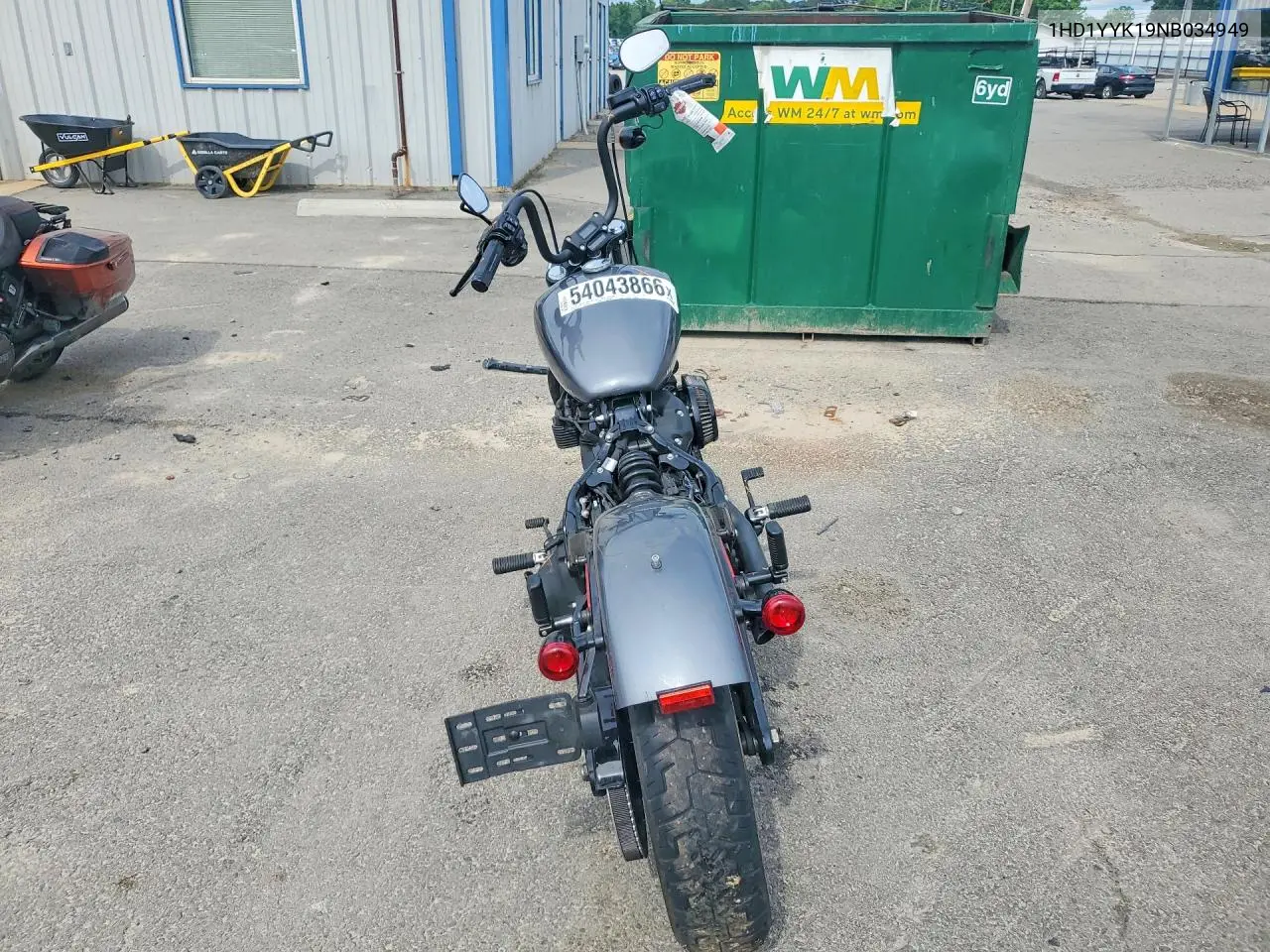 2022 Harley-Davidson Fxbbs VIN: 1HD1YYK19NB034949 Lot: 54043866
