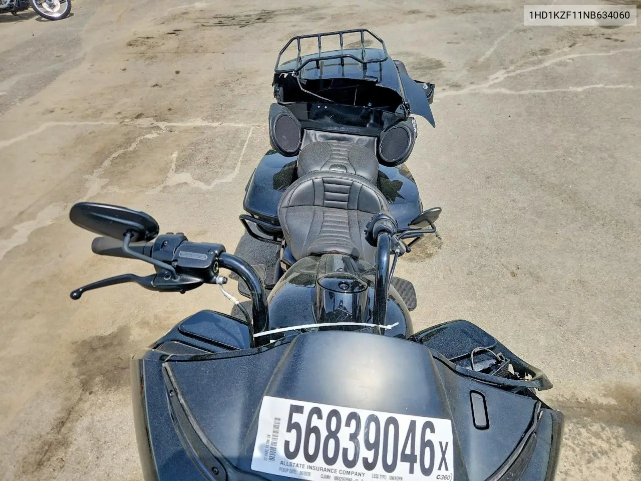 2022 Harley-Davidson Fltrk VIN: 1HD1KZF11NB634060 Lot: 56839046