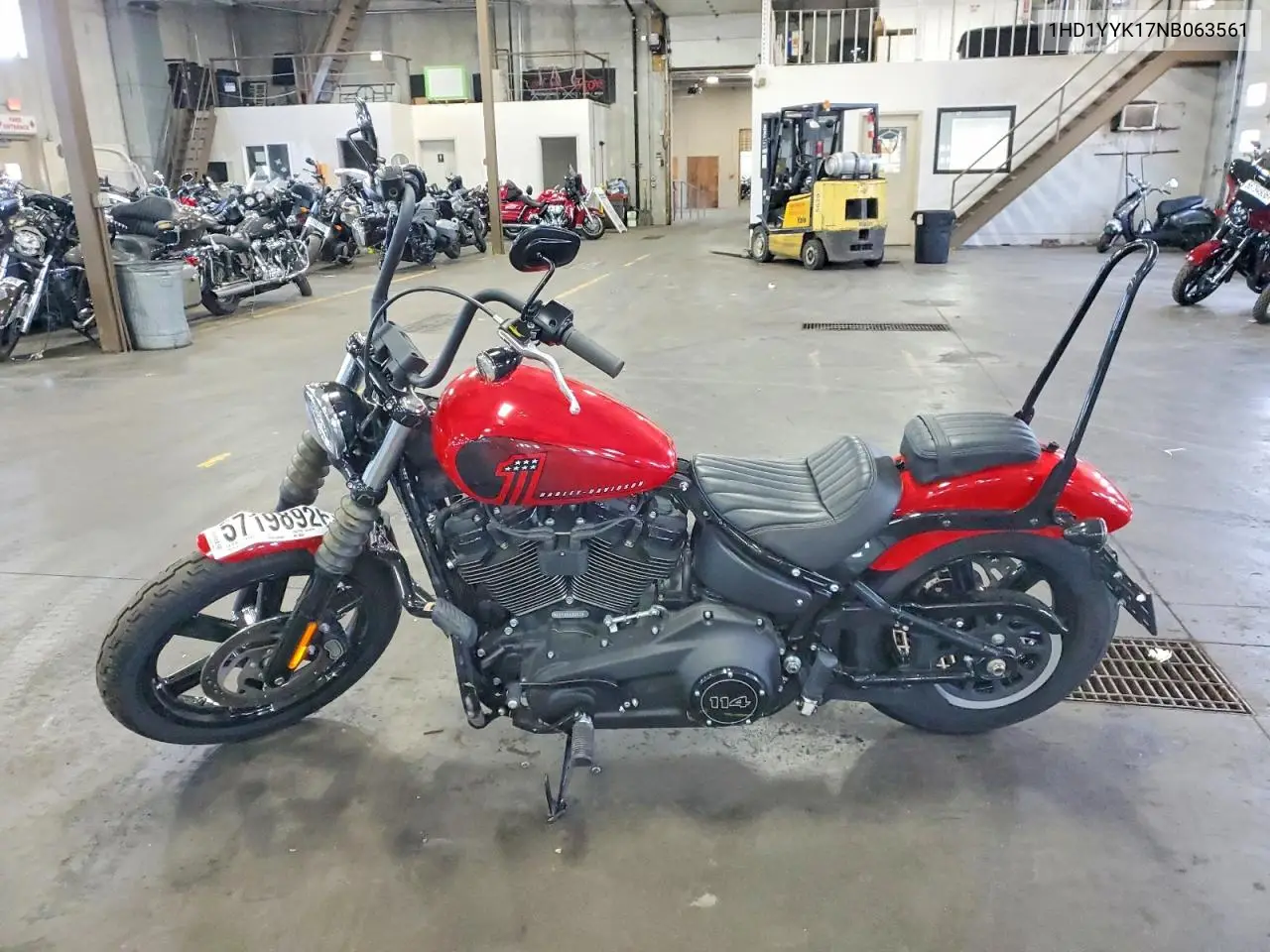 2022 Harley-Davidson Fxbbs VIN: 1HD1YYK17NB063561 Lot: 57198926