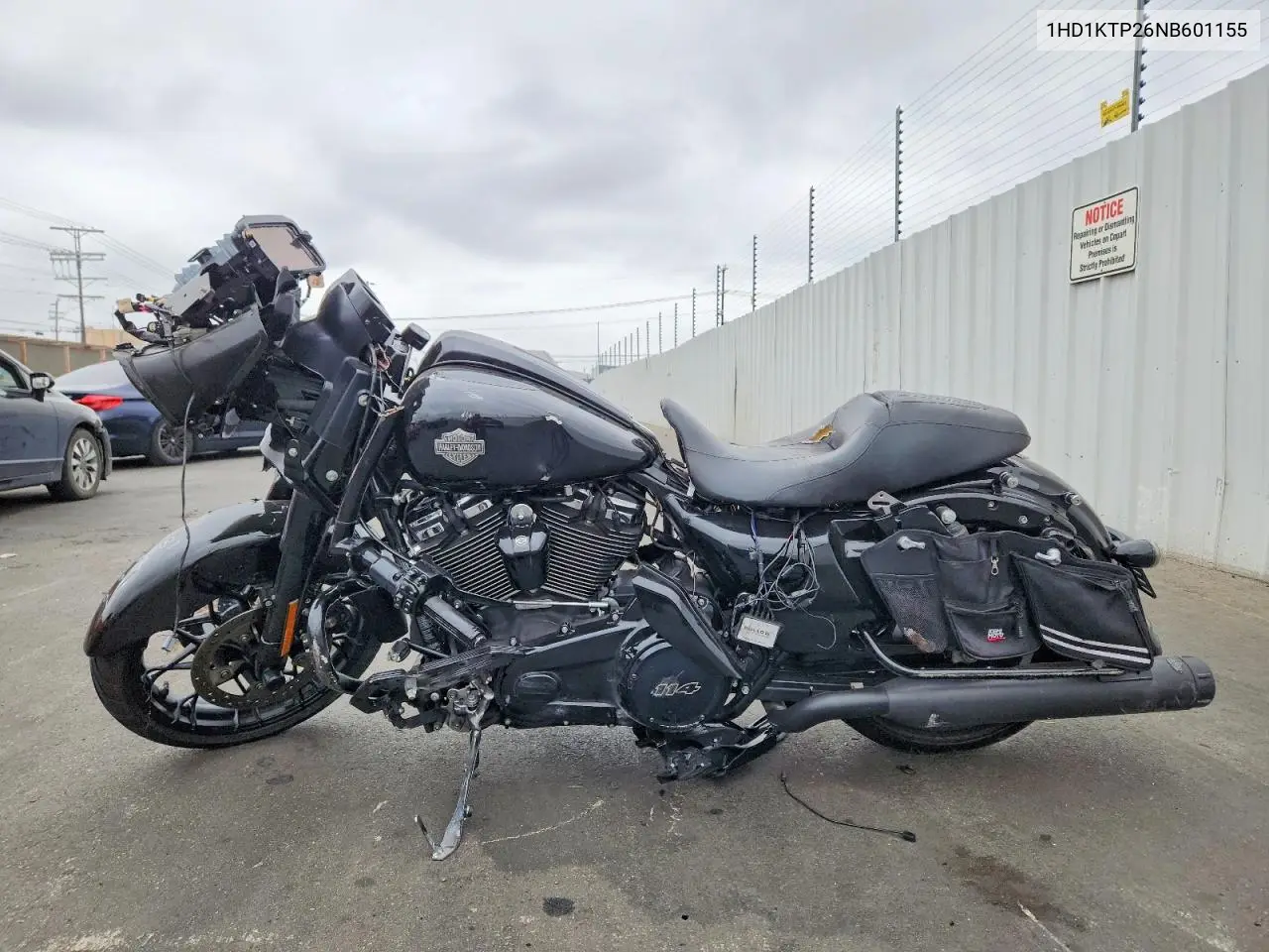 2022 Harley-Davidson Fltrxs VIN: 1HD1KTP26NB601155 Lot: 57944896