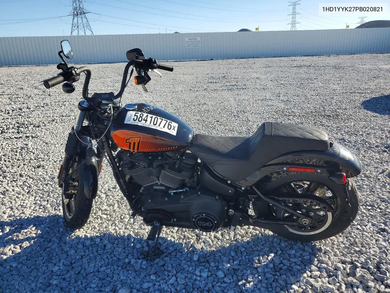 2023 Harley-Davidson Fxbbs VIN: 1HD1YYK27PB020821 Lot: 58410776