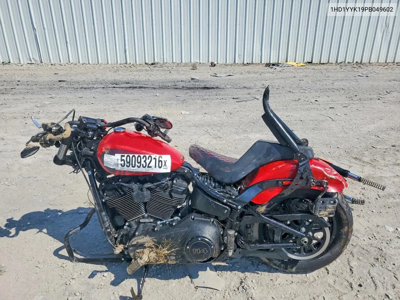 2023 Harley-Davidson Fxbbs VIN: 1HD1YYK19PB049602 Lot: 59093216