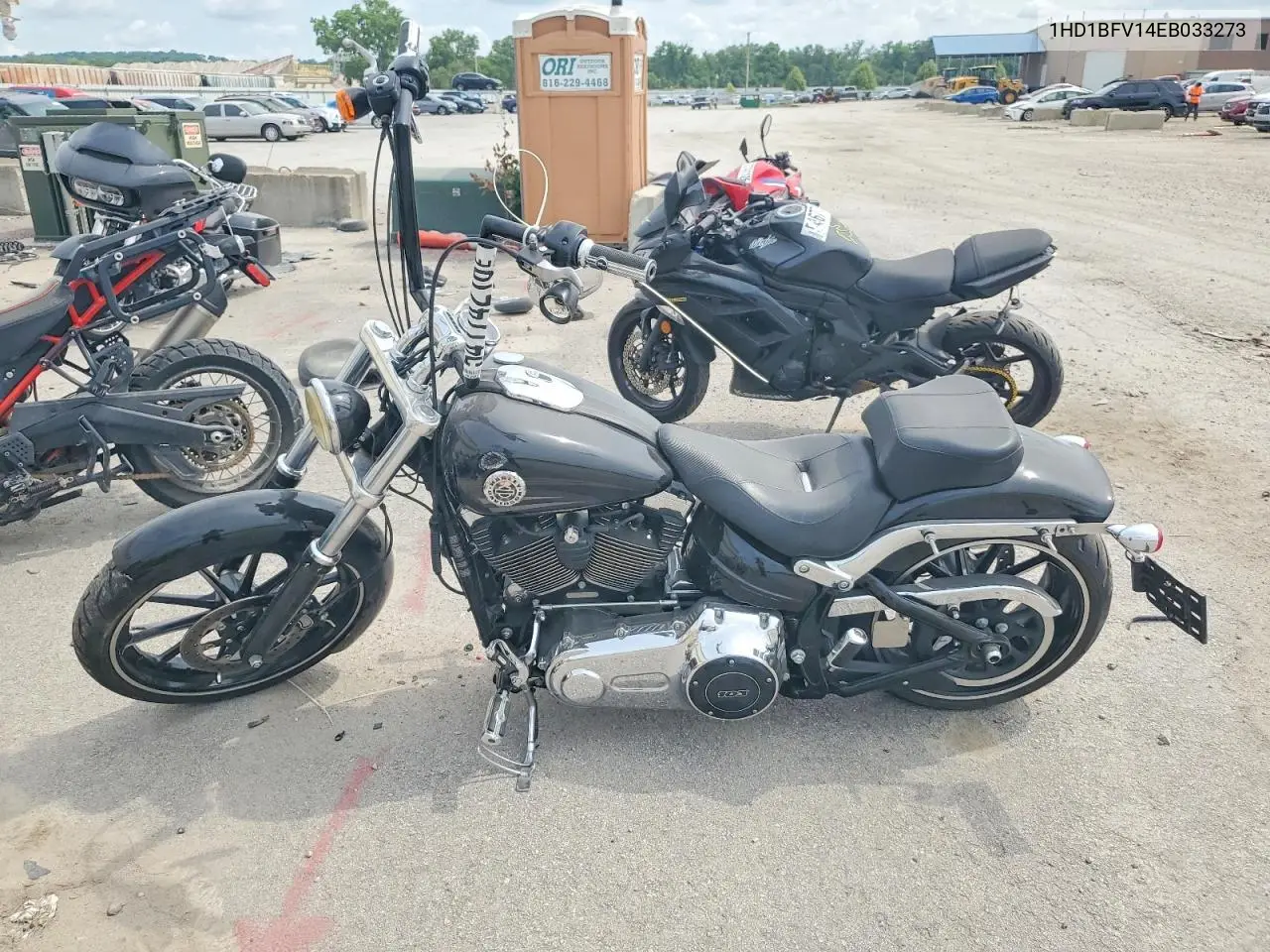 2014 Harley-Davidson Fxsb Breakout VIN: 1HD1BFV14EB033273 Lot: 54174216