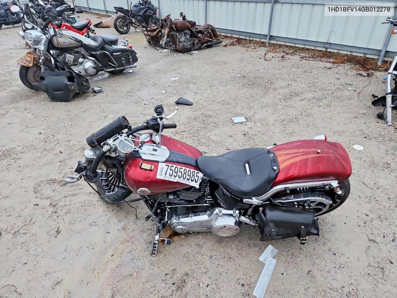 2016 Harley-Davidson Fxsb Breakout VIN: 1HD1BFV14GB012278 Lot: 75958985