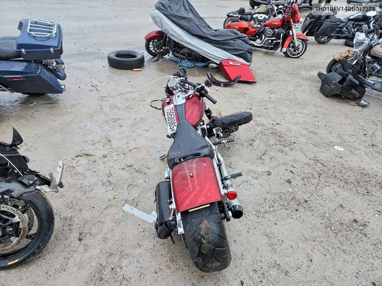 2016 Harley-Davidson Fxsb Breakout VIN: 1HD1BFV14GB012278 Lot: 75958985