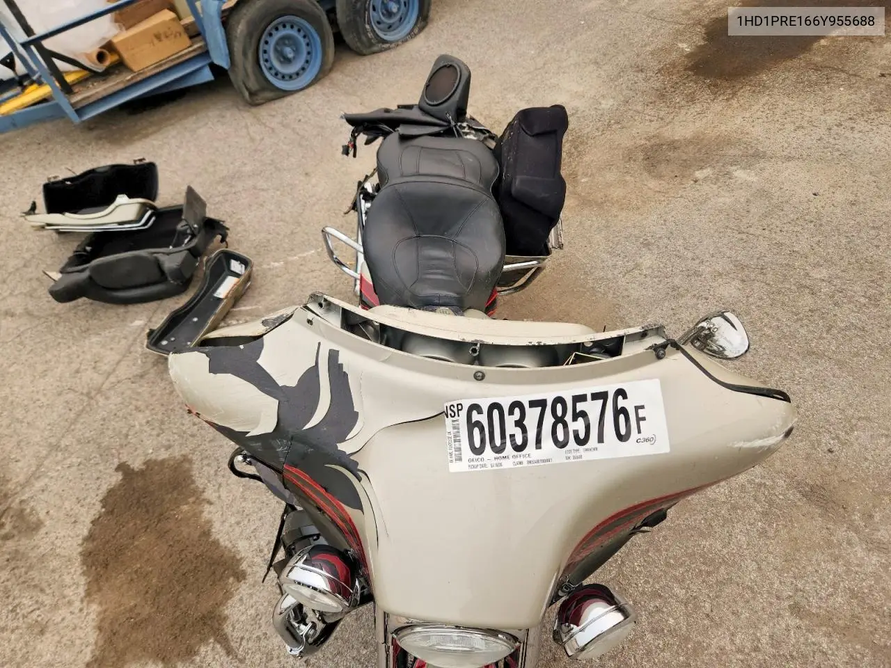 2006 Harley-Davidson Flhtcuse VIN: 1HD1PRE166Y955688 Lot: 60378576