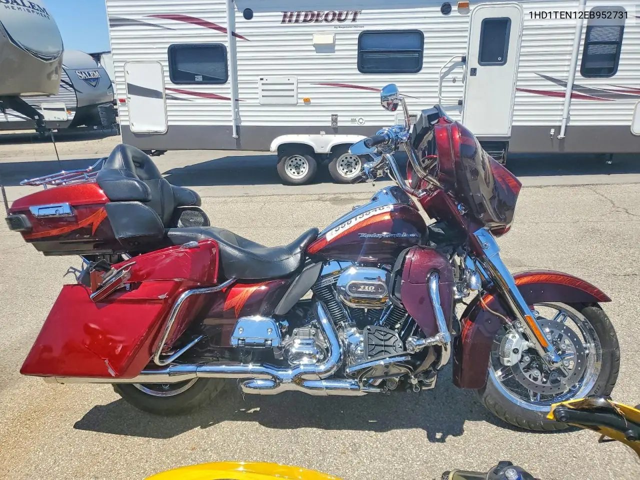 2014 Harley-Davidson Flhtkse Cvo Limited VIN: 1HD1TEN12EB952731 Lot: 55613846
