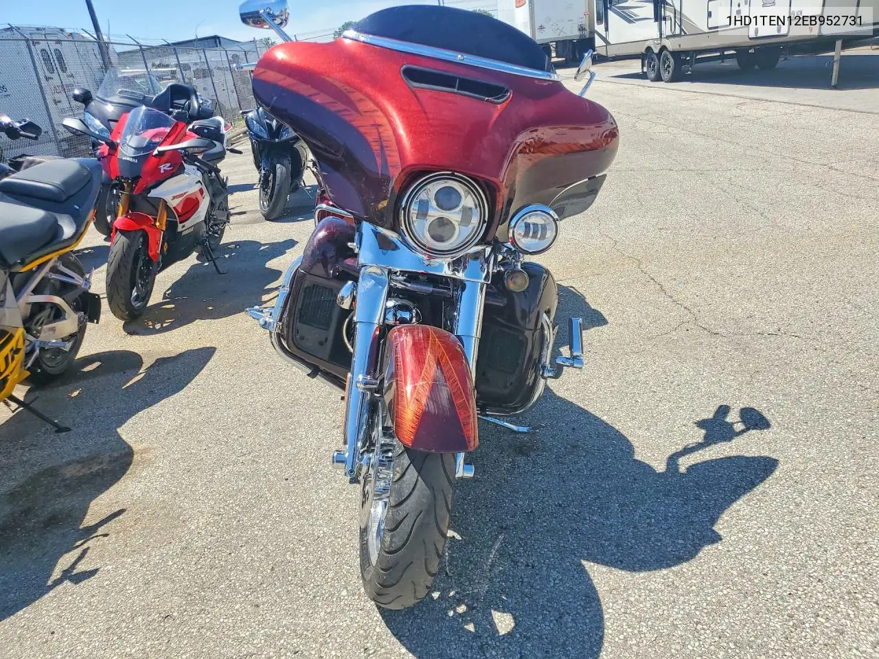 2014 Harley-Davidson Flhtkse Cvo Limited VIN: 1HD1TEN12EB952731 Lot: 55613846