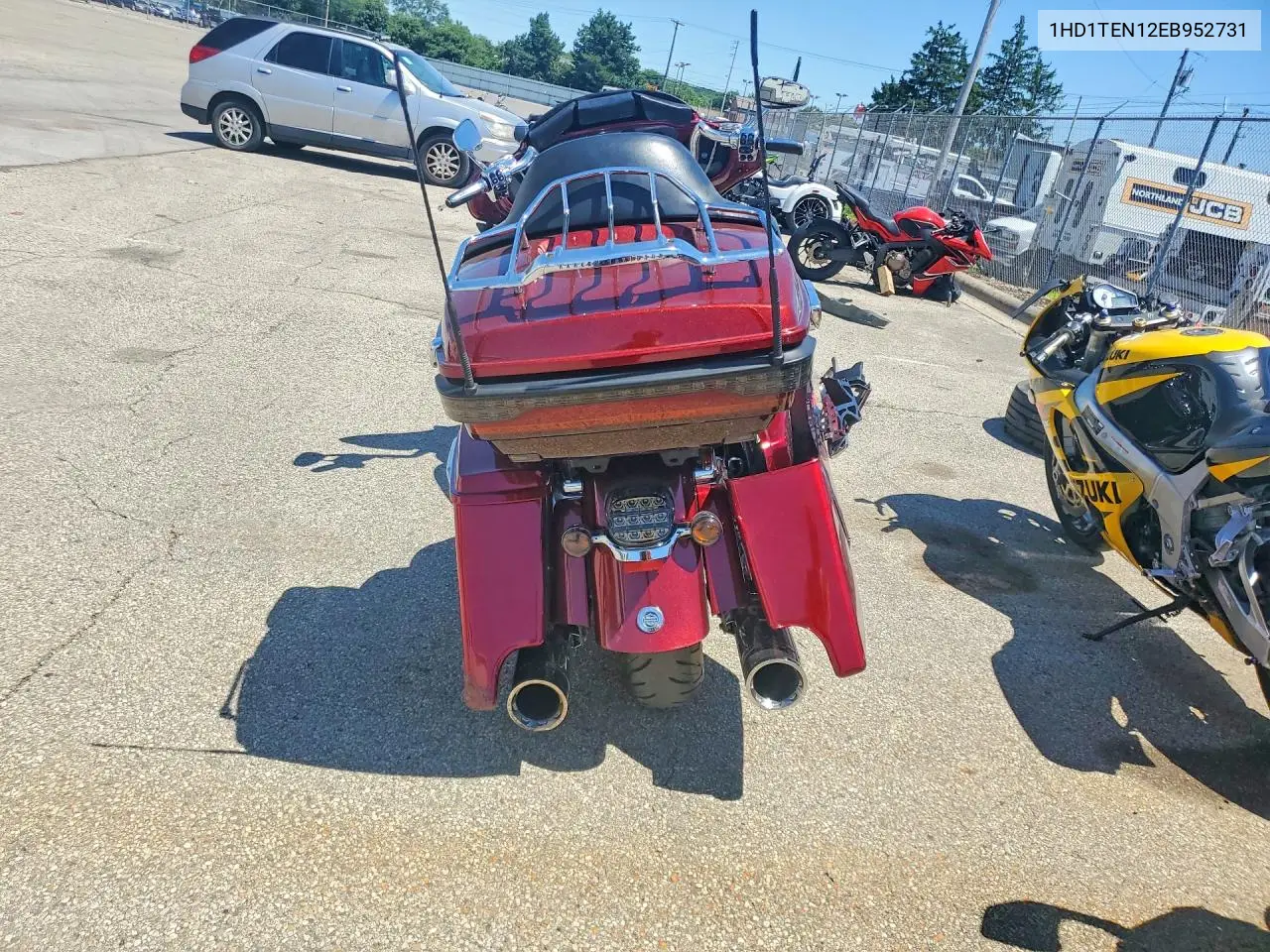2014 Harley-Davidson Flhtkse Cvo Limited VIN: 1HD1TEN12EB952731 Lot: 55613846