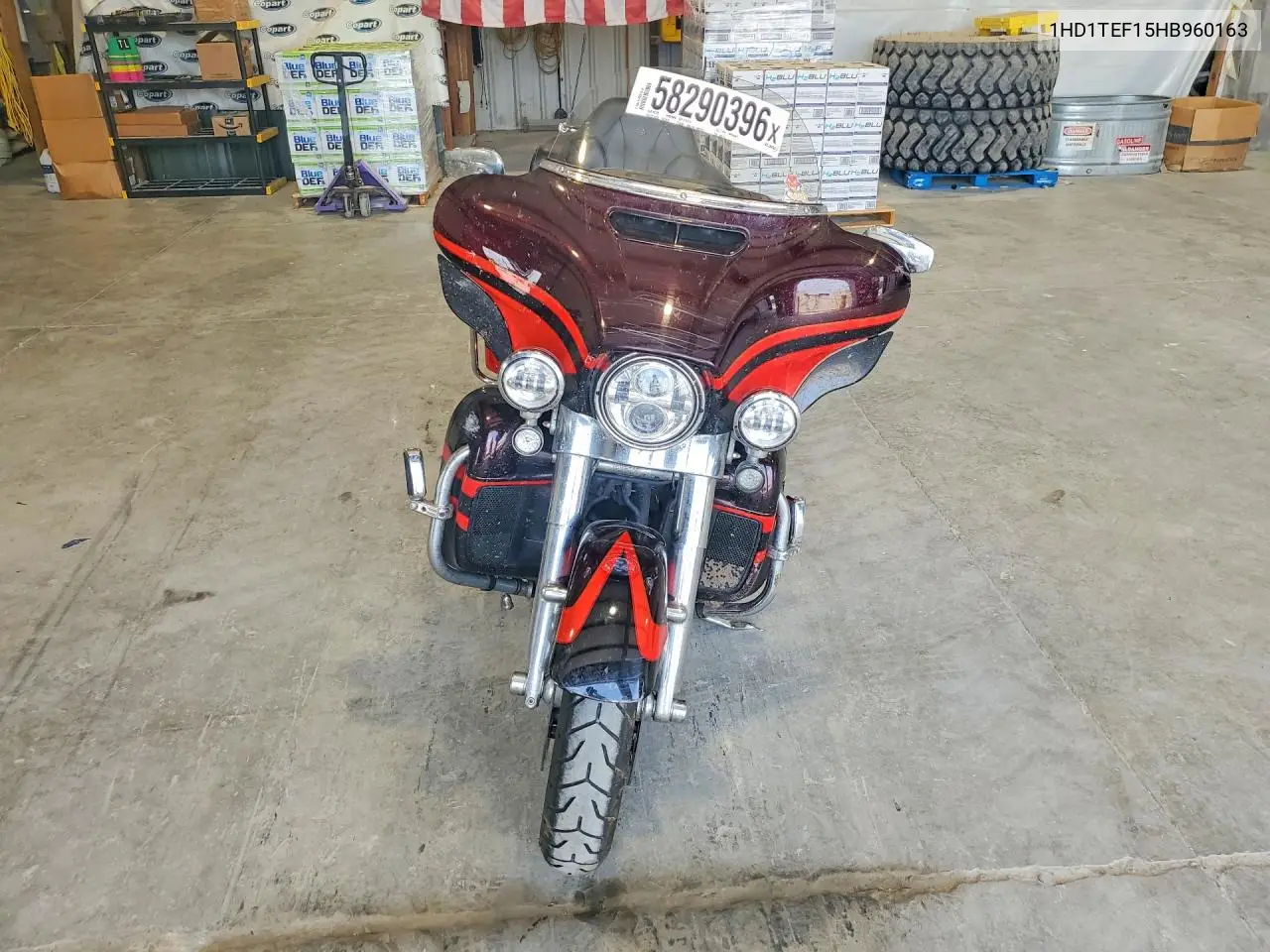 2017 Harley-Davidson Flhtkse Cvo Limited VIN: 1HD1TEF15HB960163 Lot: 58290396