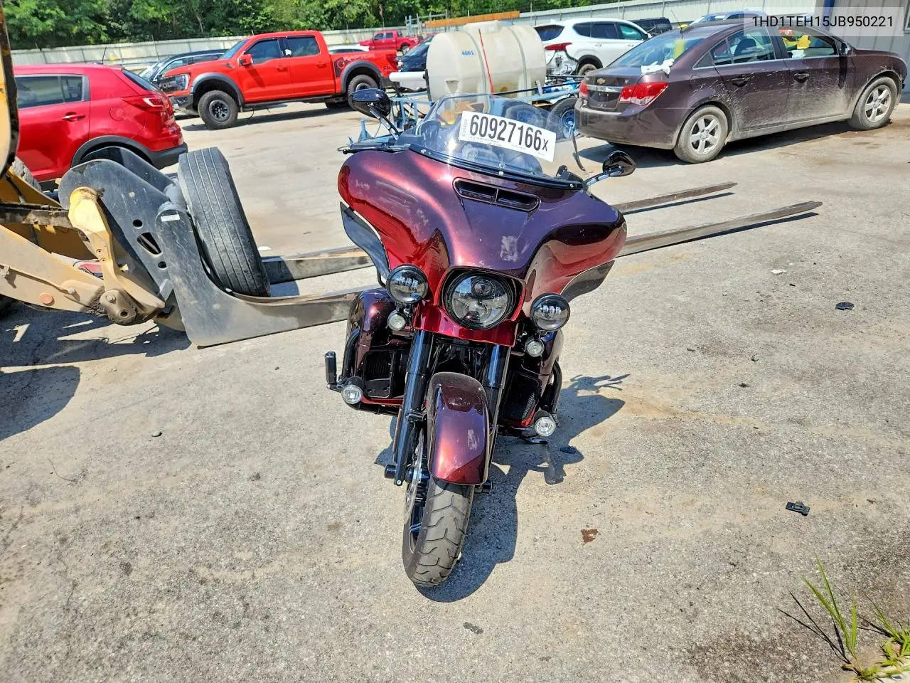 2018 Harley-Davidson Flhtkse Cvo Limited VIN: 1HD1TEH15JB950221 Lot: 60927166