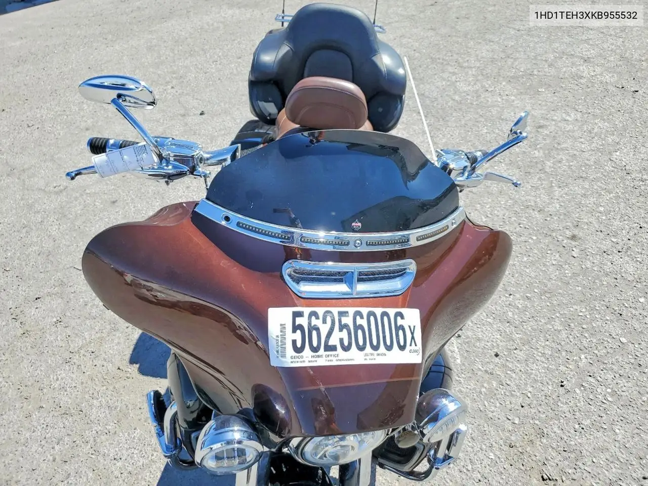2019 Harley Davidson Flhtkse VIN: 1HD1TEH3XKB955532 Lot: 56256006