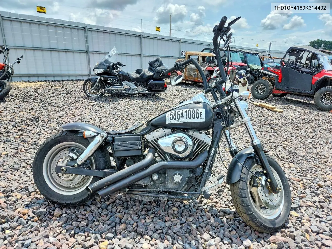 2009 Harley-Davidson Fxdf VIN: 1HD1GY4189K314402 Lot: 58641086